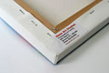 Canvas prints, Back side