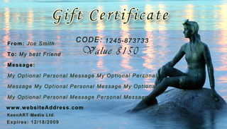 HanaArtStudios Fine ART Gift Certificates & Gift Cards